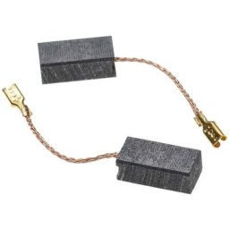 vhbw 2x Balais de charbon pour moteur 17 x 9 x 6,5mm compatible avec Hitachi DH 36DAL, DH 36DL,