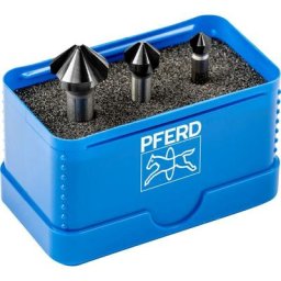 Set kes hss din 335 C90° 3 hc-fep 25202158 Jeu de fraises coniques hss 1 pc(s) Y130242 - Pferd