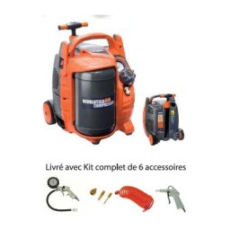 Mecafer - Compresseur à air 8 bar 1,5HP 5 l - Country Revolution'Air
