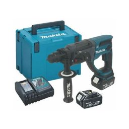 Makita - DHR202RMJ Perfo-burineur sans-fil - 18V Li-ion - SDS-plus - Kit (2x 4,0 Ah) - makpac