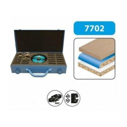 Coffret Porte-outil à Profiler D.100 Al.30 Ht.50 Et 6 Jeux de Fers Profiles - Leman