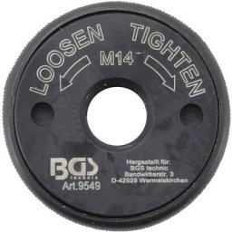 Bgs Technic - mandrin de serrage rapide pour meuleuse d'angle M14 bgs 9549