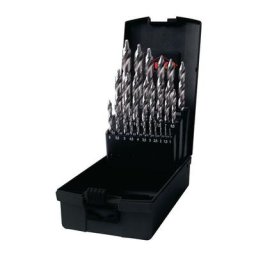 Jeu de forets hélicoïdaux din 338 ultimatecut d. nominal 1-13x0,5 mm hss nu/bruni 25 pièces