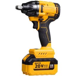 Clé à Chocs Sans Fil Tilswall 20V Brushless 350Nm Boulonneuse a Choc avec 4,0Ah Batterie, Visseuse