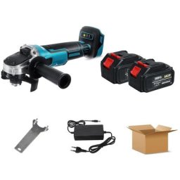 Meuleuse d'angle sans fil Meuleuse à disque 125mm pour batterie Makita avec 2 batteries