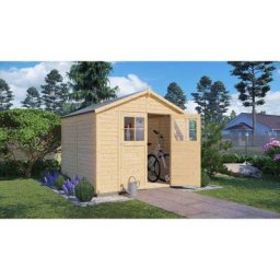 Alpholz - Cabane à outils Osterbek Naturel , 19 mm Épaisseur de paroi - Naturel