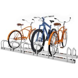 Supports pour vélos Supports métalliques au sol (6 vélos) - Aufun
