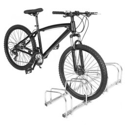 Supports pour vélos Supports métalliques au sol (4 vélos) - Aufun