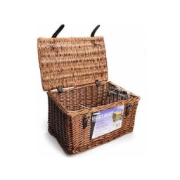 Panier à vélo en osier marron panier à pain avant 45X30X25 cm