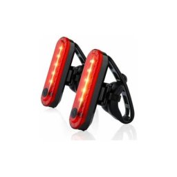 GP - Eclairage Vélo Arrière Puissant Led Usb Rechargeable Etanche 2Pcs