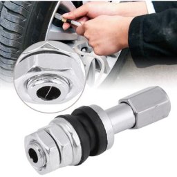 10 pièces TR43E métal voiture camion moto pneu Tubeless pneu Valve tiges avec bouchon anti-poussière
