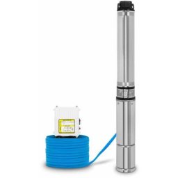 Pompe de puits profond 4 pompe à eau immergée pour puits, électrique 550W, pompe submersible pour