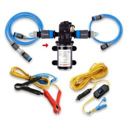 Camplux - Pompe à eau PP-3206 12V 6L/min, pompe à eau sous pression auto-amor?ante, pour caravane,