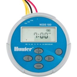 Hunter NODE-100-VALVE Programmateur à une station avec électrovanne PGV-101G-B et solénoïde à