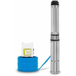 Pompe de puits profond 4 pompe à eau immergée pour puits, électrique 370W, pompe submersible pour