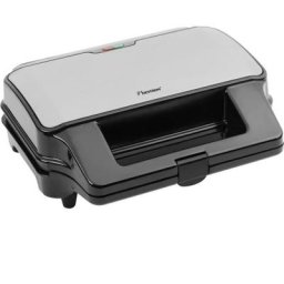 Bestron - Croque-gaufre-gril 3en1 900w noir/inox asg90xxl - noir et inox