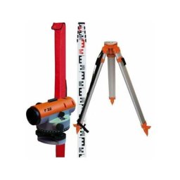 Kit a niveler f32 - 1 niveau +1 mire + 1 trepied enaluminium - NEDO