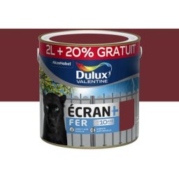 Peinture Écran + Fer Rouge Basque Finition : Brillant 2 L - Rouge Basque