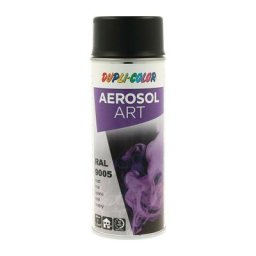 Bombe de peinture de couleur aerosol Art noir foncé mat ral 9005 400 ml bombe aé (Par 6) - Noir