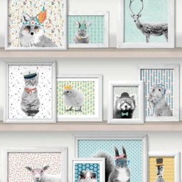 Papier peint Cadres de photo Multicolore L325-01 Dutch Wallcoverings Multicolore
