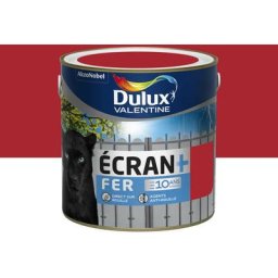 Dulux Valentine - Peinture Écran + Fer Rouge Agricole Finition : Brillant 2 l - Rouge Agricole