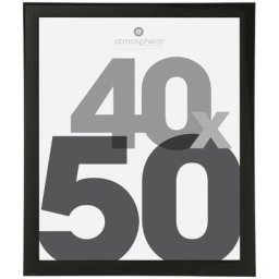 Atmosphera - Cadre photo polystyrène noir 40X50 créateur d'intérieur - Noir