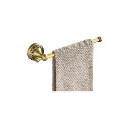 Porte-serviettes antique, barre de serviette rétro en laiton , porte-serviettes de bain vintage