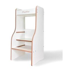 EasySTEP Tour d'apprentissage Montessori évolutive, résistante et compacte, fibre de bois naturel,