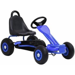 Kalisse - UNIQUEKart à pédales avec pneus Bleu10,85 Kg,Magnifique & Montage facile99183