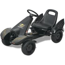 UNIQUEKart à pédale avec siège ajustable Noir13,7 Kg,Magnifique & Montage facile95435