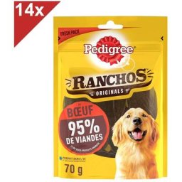 Ranchos Récompenses riche en boeuf pour chien (14x70g) - Pedigree