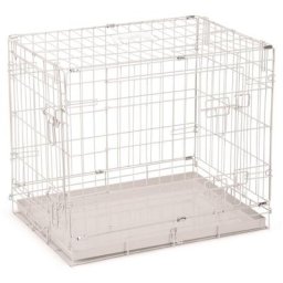 425590 Dog Crate 62x44x49 cm Grey Beeztees - Gris
