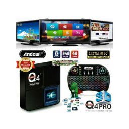 Trade Shop - Tv Box Hdmi Bluetooth 4 Go Ram 64 Go Rom 6k Ultra Hd Transform Tv Android Tv Q4pro -