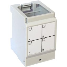 Support pour 4 connecteurs RJ45 LCS³ pour coffret de communication Legrand LEG413180