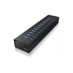 IB-AC6113 - Hub 13 ports usb 3.0 dont un port de charge (coloris noir) - Icy Box