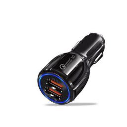 2pcs Allume Cigare USB,Chargeur Voiture PD&QC,Mini Chargeur Voiture avec iphone 14/13/12/Samsung