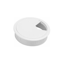 Sans Marque - Passe-câbles rond diamètre 80 mm - blanc - Maxiburo