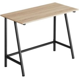 Bureau Newton - table informatique, table de travail, table de bureau - Bois clair industriel,