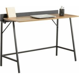 Sobuy - FWT79-PF Bureau Informatique avec Passe-câble, Bureau d'Ordinateur Table d'Étude à