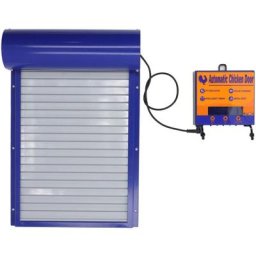 Porte Automatique pour poulailler avec minuterie, 14.6 x 9.7in Rolling Curtain Door Battery Powered