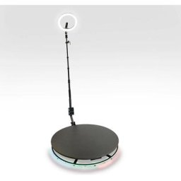 Photo Maton 360° Rotatif Photobooth ⌀85cm Jusqu'à 4 Pers [Télécommande, Accessoires & Sac
