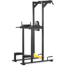 Gymrex - Chaise Romaine Musculation Station Multifonction Barre Traction Dips 135 kg Neuf - Noir
