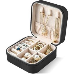 Boite a Bijoux Femme Fille Homme Enfant, Boîte à Bijoux Voyage Petite Coffret Bijoux Rangement