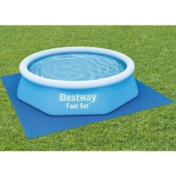 Hommoo - Bestway Tapis de sol pour piscine Flowclear 274x274 cm