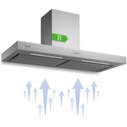 Klarstein - Hotte Aspirante Murale, Hottes de Cuisine, Filtre de Hotte en Aluminium, Débit d'Air