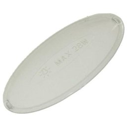 Diffuseur de lumière (C00142217, 482000008997) Hotte zanussi, bauknecht, ignis, ikea whirlpool,