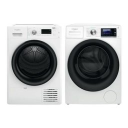 Pack WHIRLPOOL Lave-Linge Frontal 9kg 1400Trs/min + Sèche-Linge Pompe à Chaleur 8Kg - Blanc