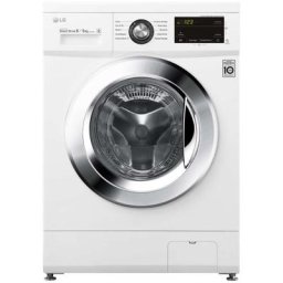 Lave-linge séchants 8kg 58L LG 1400tr/min 60cm e, F854M22WR - Blanc