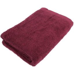 Linnea - Drap de bain 100x150 pure - Rouge Bordeaux