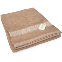Drap de bain FICUS pur coton issu de l'agriculture biologique 90x200 cm - Marron